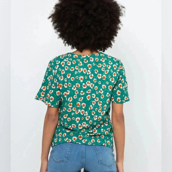 CAMAIEU Green Floral Blouse - Picture 3 of 6